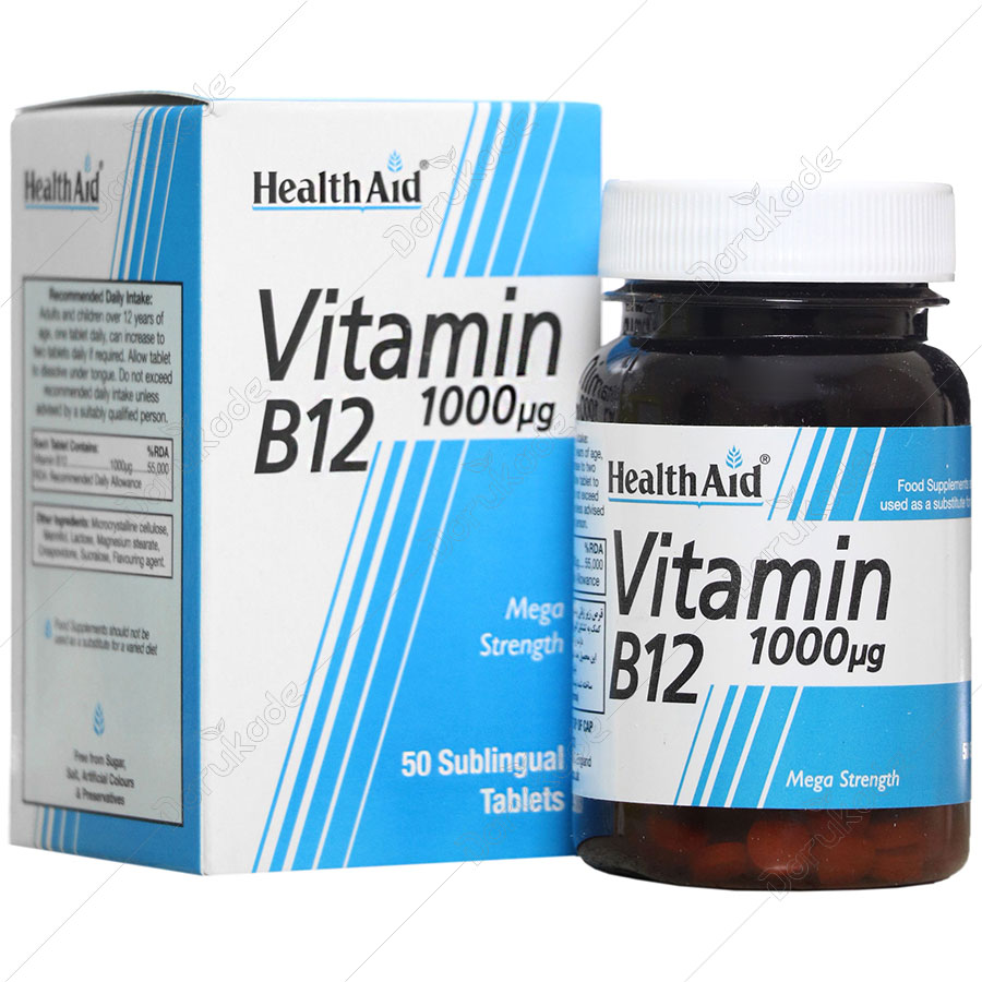 ویتامین ب12 هلث اید 1000 میکروگرمی – Vitamin B12 Health Aid 1000 µg ...